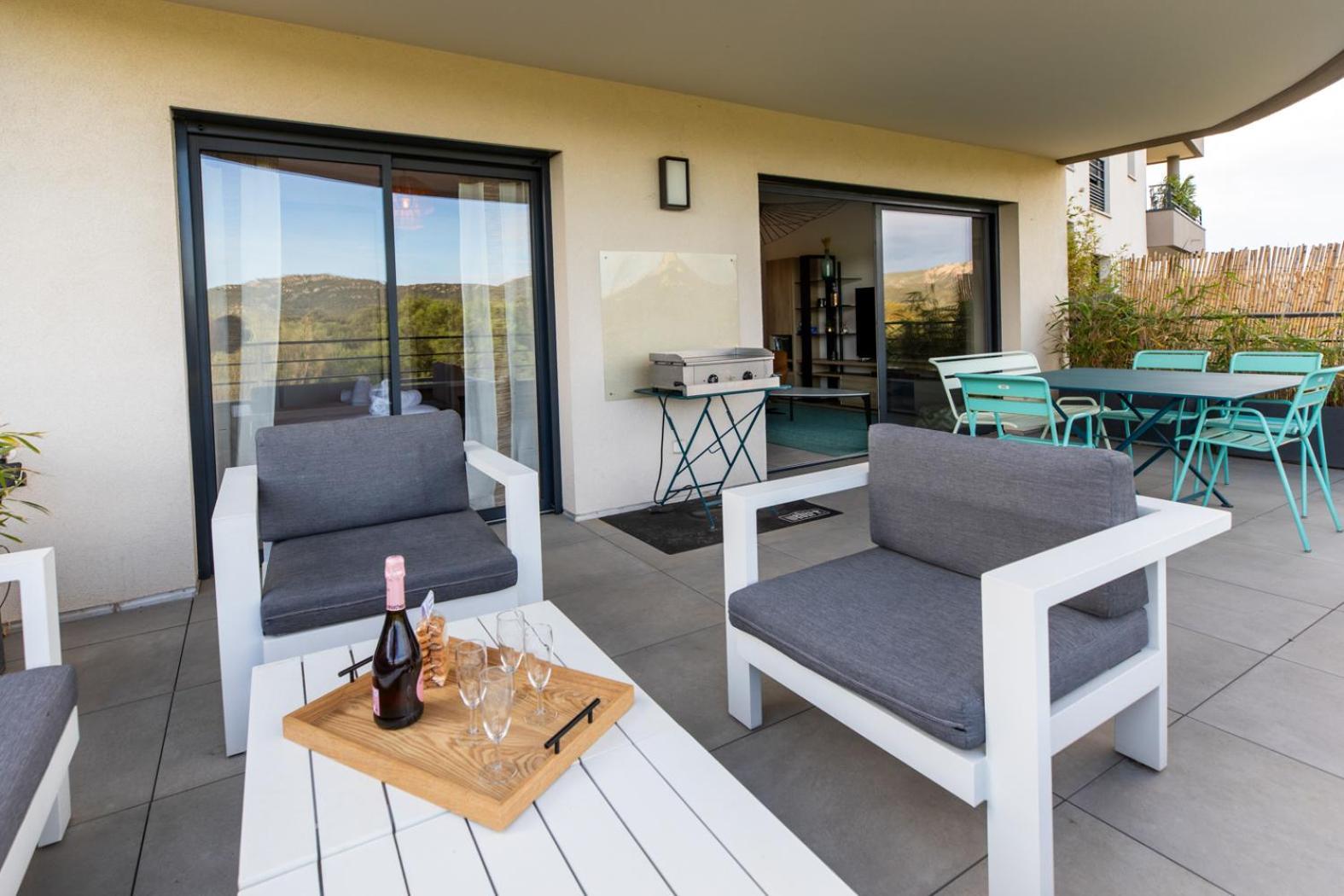 La Cle Terrasse, Proche Port,Centre, Parking,Clim Apartman Porto-Vecchio  Kültér fotó
